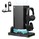 Suporte de refrigeração Console Xbox Series X/S com carregador e suporte