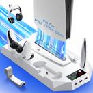 Suporte de refrigeração JORREP compatível com PS5 e PS5 Slim com carregador