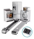 Suporte De Rodinhas Geladeira Fogao Maquina Lavar Freezer