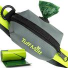Suporte de saco de cocô de cachorro Tuff Mutt Leash, acessório com bolsas
