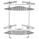 Suporte de Shampoo Aluminio Sabonete Rack de Banheiro Prateleiras Parede