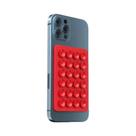 Suporte De Silicone Multicolorido Com Ventosa Para Celular Universal Adesivo Forte Quadrado