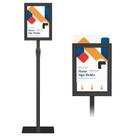 Suporte de sinalização Relx ajustável ao ar livre 21x29,7 cm com base