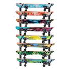 Suporte de Skate BiJun 8 Camadas Horizontal para Parede