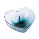 Suporte de sobremesa FELTECHELECTR Heart, prato criativo de vidro, tigela de coração versátil para saladas, aperitivos e lanches para festas em casa e ocasiões especiais
