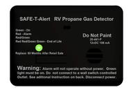 Suporte de superfície Safe T Alert Mini LP para alarme de gás preto Suporte de superfície Safe T Alert Mini LP para alarme de gás preto
