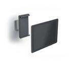 Suporte de tablet montado na parede durável prateado/cinza carvão Suporte de tablet montado na parede durável prateado/cinza carvão