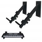 Suporte de Teclado BAODASAI com Braços Ajustáveis para Montagem na Parede 25-41 cm