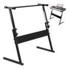 Suporte De Teclado Em Z Musical Rack Estante Piano Pedestal