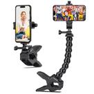 Suporte de telefone Clamp Mount Sametop Gooseneck para dispositivos de 4-7"