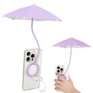 Suporte de telefone com guarda-chuva magnético Kovesayi com anel e guarda-sol