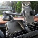 Suporte de telefone de carro Mount LISEN 3 em 1 para iPhone Samsung
