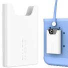 Suporte de telefone de silicone OUTXE para bolsas pantanosas, branco