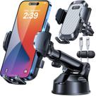 Suporte de Telefone para Carro HTU 2025 - Universal e Ajustável - Cinza