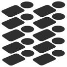 Suporte de telefone TEHAUX Mount Metal Plates, 20 unidades para celular