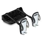 Suporte de telefone Titan Dash Mount para Jeep Wrangler com dois suportes de braçadeira para telefones. Três compartimentos de fivela multiuso robustos para câmera, GPS e dispositivos móveis. Compatível com os modelos JK 2011-2018 Suporte de telefone Titan Dash Mount para Jeep Wrangler com dois suportes de braçadeira para telefones. Três compartimentos de fivela multiuso robustos para câmera, GPS e dispositivos móveis. Compatível com os modelos JK 2011-2018