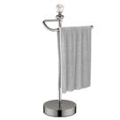 Suporte de toalha de mão ROLABAM Heavy Weighted com bola de cristal