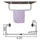 Suporte de toalha de teto dobravel gr-m001