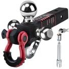 Suporte de Trailer Tri Ball Hitch TYT com Travas - Receptor de 2 Polegadas