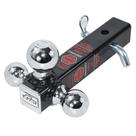 Suporte de três esferas com engate de reboque TOPTOW, serve para receptor de 2"