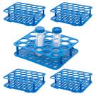 Suporte de tubos de centrífuga CryoKing de 25 poços para frascos de 50 mL x5 azuis