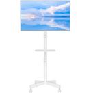 Suporte de TV BONTEC Mobile Rolling 23-60", telas de 40-100cm, branco