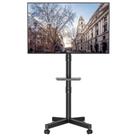 Suporte de TV BONTEC Mobile Tilt Rolling Cart 23-60” 55 libras
