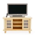 Suporte de TV em miniatura Dollhouse Furniture Odoria com TV Burlywood