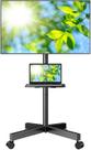 Suporte de TV PERLESMITH Mobile para TVs LCD de LED planas/curvas de 23 a 60 polegadas