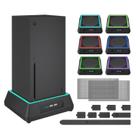 Suporte de ventilador de resfriamento Mviioe para Xbox Series X com indicador LED Suporte de ventilador de resfriamento Mviioe para Xbox Series X com indicador LED