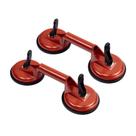 Suporte de vidro para ventosa Genubi Industry Aluminium, pacote com 2