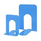 Suporte Decorativo Azul Para Livros Kit 2 Unidades Para Organização De Escritório E Home Office