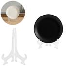 Suporte Decorativo Dobrável Transparente Para Prato 13cm