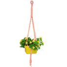 Suporte Decorativo em Macramê, Arranjo de cordas Suspenso, Presente Ideal, Redinha para Planta