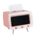 Suporte Decorativo TV Retro porta Lenços Rosa XC-SP-62