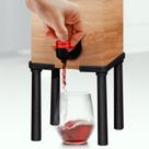 Suporte dispensador de bebidas de vinho IMPRESA Boxed 3L Modern Black