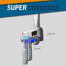 Suporte Dispenser com Esterilizador Uv Pasta de dente escova