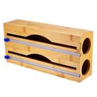Suporte Dispenser P/ Papel Alumínio E Plástico Filme Bambu