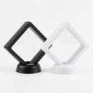 Suporte Display Flutuante 9cm Organizador De Pedras Preciosas E Moedas Raras De Colecao