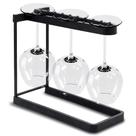 Suporte Dobrável de 3 Níveis para Taças de Vinho HAPPY SINKS em Aço Inoxidável Suporte Dobrável de 3 Níveis para Taças de Vinho HAPPY SINKS em Aço Inoxidável