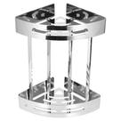 Suporte Duplo De Canto P/ Banheiro Aço Inox Resistente 36cm Suporte Duplo De Canto P/ Banheiro Aço Inox Resistente 36cm