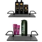 Suporte duplo para shampoo ou porta shampoo duplo de vidro, prateleira de banheiro, nicho Suporte duplo para shampoo ou porta shampoo duplo de vidro, prateleira de banheiro, nicho