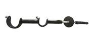 Suporte duplo para varão comum 28/19mm ouro velho - 2 unidades