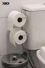 Suporte Duplo Porta Papel Higiênico Caixa Descarga Acoplada - STOLF Suporte Duplo Porta Papel Higiênico Caixa Descarga Acoplada - STOLF
