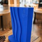 Suporte e organizador de cápsulas Nespresso com design ondulado