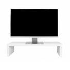 Suporte Elevado Para Monitor Base 10x45x20cm Mdf Branco