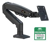 Suporte elg f80n 17" a 35" pistao agas 2