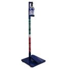 Suporte em AÇO para Álcool Gel com Pedal Azul