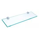 Suporte Em Vidro Incolor 40X10 Cm Multiuso Porta Shampoo Quarto Sala e Cozinha Suporte Em Vidro Incolor 40X10 Cm Multiuso Porta Shampoo Quarto Sala e Cozinha