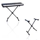 Suporte em X Teclado Piano Reforçado Estante Dobrável